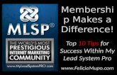 Top 10 Tips For Success Within My Lead System Pro -- Online Marketing Platform
