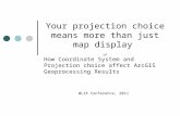 Your projection choice means more than just map display