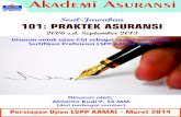 Soal Jawab Ujian CGI LSPP AAMAI 101 Praktek Asuransi - Afrianto - V.2 - Sampel