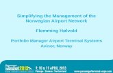 Avinor - Simplifying the Norwegian Airport Network