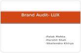 Brand Audit of Lux