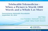 What is Telehealth, Why Telehealth and Telehealth Demo - Joe Tracy