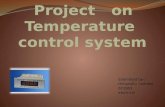 temperature control system...himanshu ramdeo