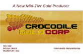 Crocodile Gold Corporate Presentation December 2012
