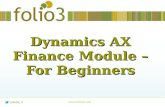Dynamics AX Finance Concepts - For Beginners (Part 2)