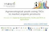 Agroecological youth using TICs to market organic products