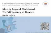 Moving beyond Blackboard: The VLE journey at Dundee
