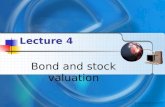Lec 5- Bond and Stock Valuation