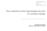 The Copenhagen Accord Contents