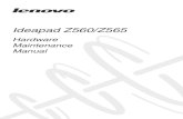 Lenovo IdeaPad Z560Z565 Hardware Mainenance Manual