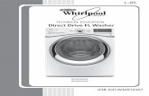 Whirlpool WFW94 & 95HEX Direct Drive FL(SM)