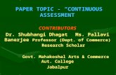 Continuous Assessment - Ppt