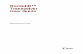 Xilinx RocketIO Transceiver User Guide (ug024)
