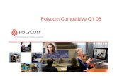 Polycom vs Tandberg Comparison Q1 2008