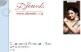 Diamond pendant collection for wedding