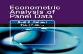 Econometric Analysis of Panel Data by Badi H. Baltagi