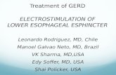 Eletro Stimulation of Lower Esophageal Sphincter  on GERD treatment