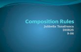 Julibella tanafranca composition rules