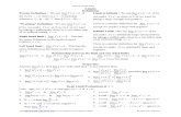 The Ultimate Calculus Cheat Sheet