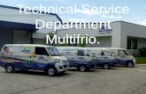 Technical Service Department Multifrio