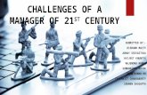 Challenges of 21st century managers and humanity