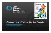 Staying lean professor peter hines