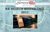 Marketing Concept & Plan For Genova Jeans 2012