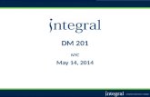 DM 201- Integral - Analytical Stats