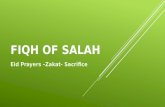 Fiqh of Eid Salah- Zakatul Fitr- Sacrifice
