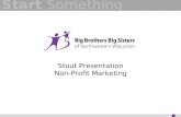 Stout nonprofit marketing presentation