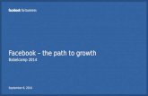 Facebook - The Path to Growth - Babelcamp 2014