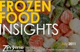 [Frozen Food Market Research] Frozen Food Insights - Zpryme Research - July 2011