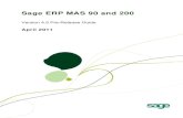 Sage ERP MAS 90 and 200 4 5 Pre-Release Guide - April 2011