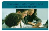 Lesson 6 - Consumer Information and Education Needs
