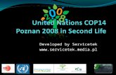 United Nations Cop14 Poznan 2008 In Second Life by Servicetek Poland