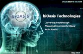 biOasis Technologies, Inc. (BTI:TSXV & BIOAF:OTCQX) Presentation - May 2014