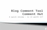 Blog Comment Tool CommentHut