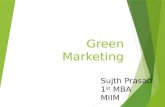 Green marketing sujith