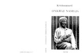 Jiddu Krishnamurti - Onkraj Nasilja