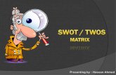SWOT/TOWS analysis