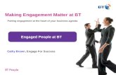 Cathy Brown - Making Engagement Matter at BT - PPMA Seminar April 2012