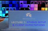 VDIS10022 Advanced Graphic Design Studio - Lecture 1 Studio Setup & Client Expectations