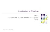 I. Introduction to Rheology
