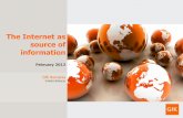 Violeta Bahaciu, Senior Research Consultant, GfK Romania: The Internet as Source of Information