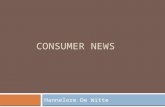 Different types of consumer news