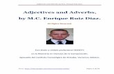 Adjectives and adverbs, by m.c. enrique ruiz díaz