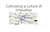 Cultivating a culture of innovation