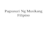 Pagsusuri Ng Musikang Filipino