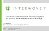 Emarketing 2009 - Conference Interwoven  - Testing & Ciblage