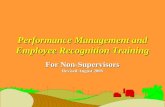 Performance Management Training for Non-Supervisors